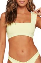 Women's L Space Parker Bikini Top - Yellow