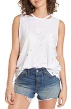 Women's Michelle By Comune Lemont Ripped Tank - White