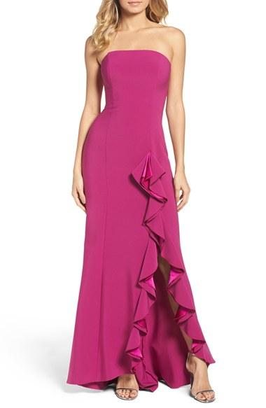 Women's Maria Bianca Nero Cascading Gown