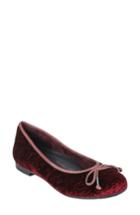 Women's Earth Alina Skimmer Flat M - Burgundy