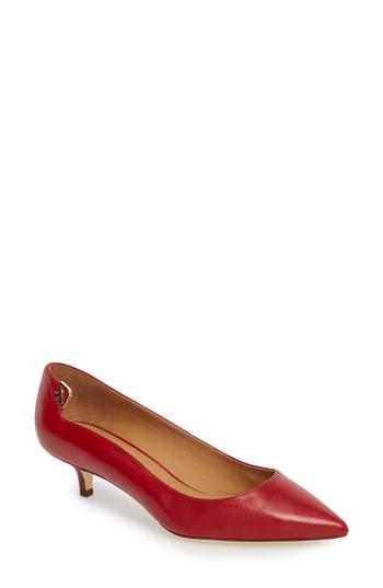 Women's Tory Burch Elizabeth Pointy Toe Pump M - Red