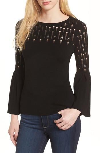 Women's Bailey 44 Street Fair Bell Sleeve Sweater - Black
