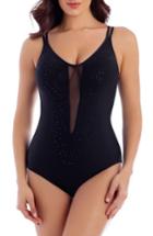 Women's Miraclesuit Treasure Island Underwire One-piece Swimsuit - Black