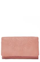 Women's Urban Originals Flower Gypsy Vegan Leather Wallet - Pink