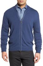 Men's Bugatchi Zip Sweater, Size - Blue