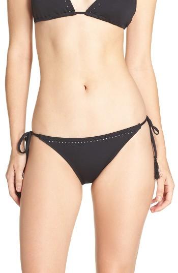 Women's Vince Camuto Side Tie Bikini Bottoms - Black