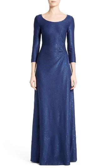 Women's St. John Collection Ashanti Sequin Embellished Knit Gown