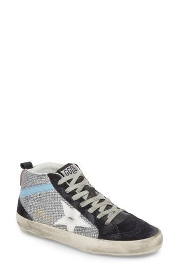 Women's Golden Goose Mid Star Lace-up Sneaker Us / 36eu - Metallic