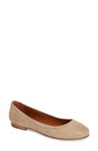 Women's Frye 'carson' Ballet Flat .5 M - White