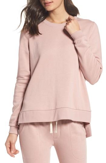 Women's Alternative Cutout Sweatshirt, Size - Coral