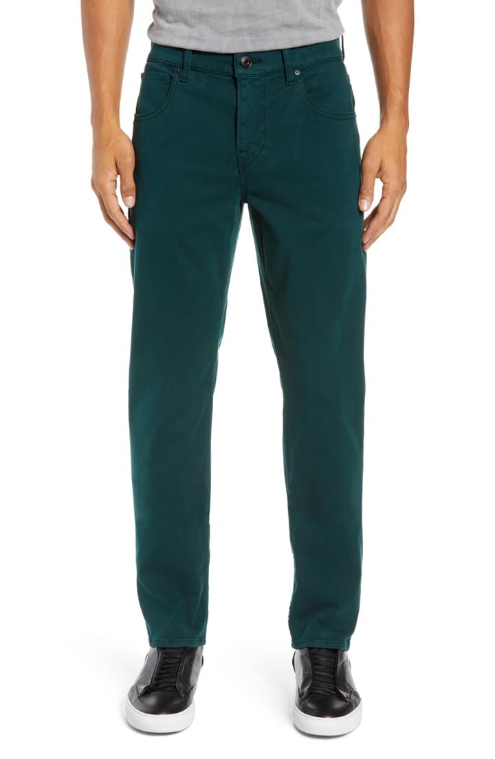 Men's Hudson Jeans Blake Slim Straight Leg Jeans - Green