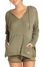 Women's Billabong Days In The Sun Hooded Pullover - Green