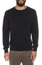 Men's Vince Crewneck Wool & Cashmere Sweater - Black