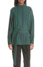 Women's Opening Ceremony Stripe Belted Top - Green
