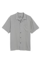 Men's Tommy Bahama Catalina Twill Sport Shirt, Size - Grey