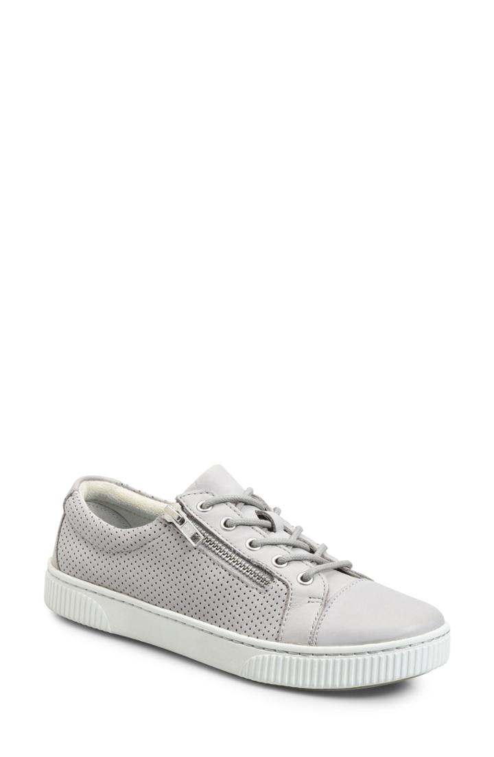 Women's B?rn Tamara Perforated Sneaker .5 M - Grey