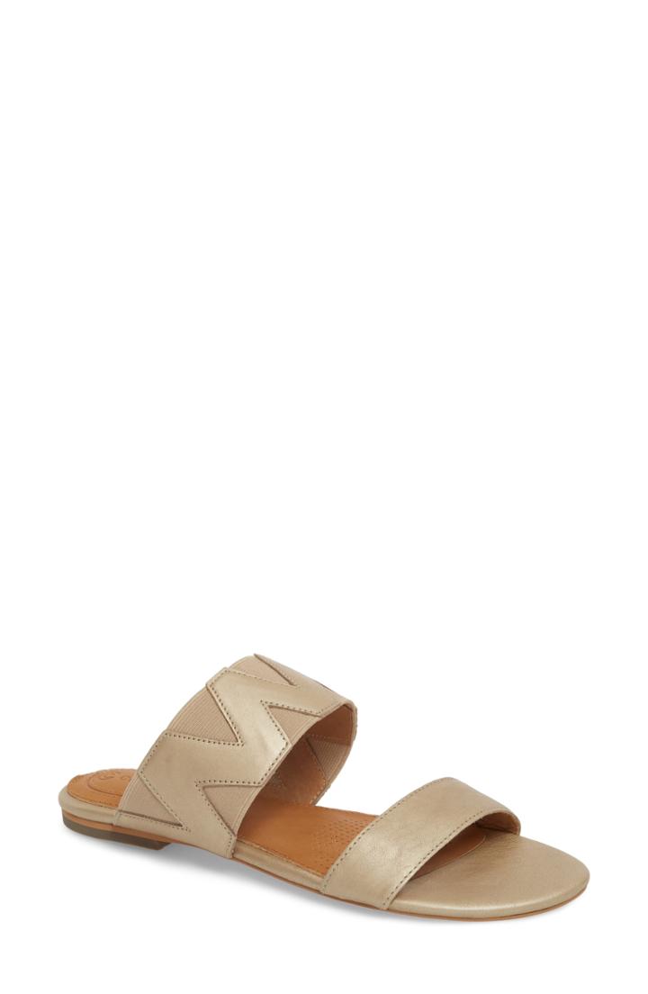 Women's Cc Corso Como Vickee Double Band Sandal .5 M - Metallic