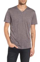 Men's The Rail Streaky V-neck T-shirt, Size - Grey