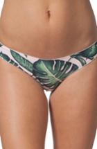 Women's Rip Curl Palm Beach Aloha Cheeky Bikini Bottoms - Pink