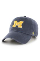 Men's 47 Brand Collegiate Clean Up Cap - Blue