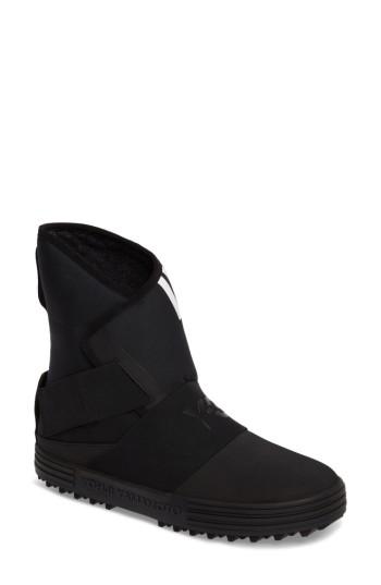 Women's Y-3 Sno Foxing High Top Sneaker M - Black
