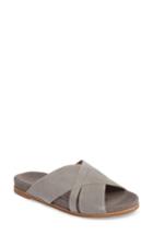 Women's Linea Paolo Lacey Slide Sandal .5 M - Grey