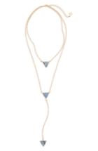 Women's Panacea Semiprecious Stone Layered Y-necklace