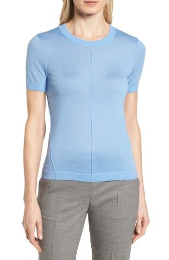 Women's Boss Fuyuka Wool Sweater - Blue