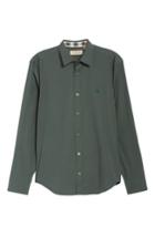 Men's Burberry Cambridge Aboyd Sport Shirt, Size - Green