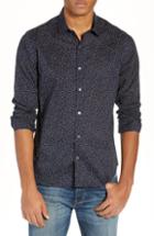 Men's Jeff Jenks Slim Fit Long Sleeve Sport Shirt - Black