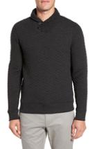 Men's Billy Reid Shawl Collar Pullover, Size - Black