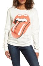 Women's Day By Daydreamer Rolling Stones Sweatshirt - White
