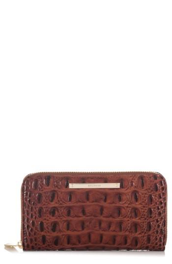 Women's Brahmin 'suri' Zip Around Wallet - Red