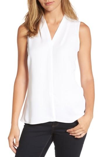 Petite Women's Nic+zoe Day To Night Top P - White