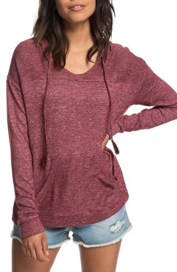 Women's Roxy Love In The Sky Hoodie - Burgundy