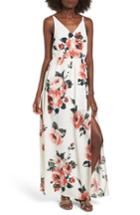 Women's Bp. Floral Print Maxi Dress, Size - White