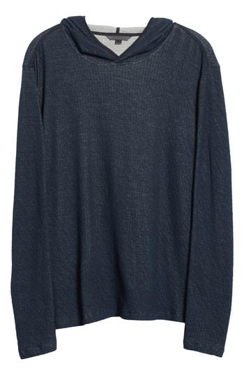 Men's John Varvatos Collection Double Face Hoodie - Blue