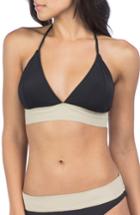Women's La Blanca Bondage Halter Bikini Top - Black