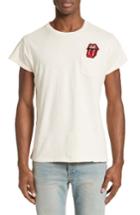 Men's Madeworn Rolling Stones Embroidered Patch T-shirt