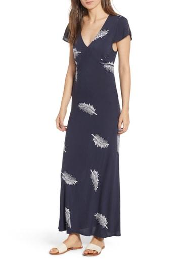 Women's Obey Plume Maxi Dress - Blue