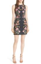 Women's Alice + Olivia Nat Floral Embroidered Minidress - Blue