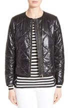 Women's Burberry Dovecote Quilted Tech Jacket - Black