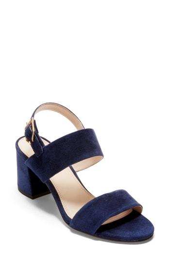 Women's Cole Haan Avani Block Heel Sandal B - Blue