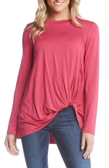 Women's Karen Kane Twist Top - Pink