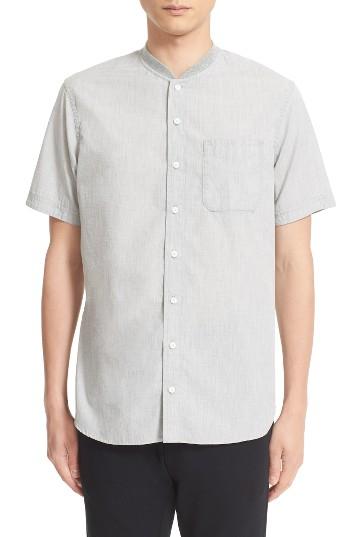 Men's Wings + Horns Knit Collar Woven Shirt