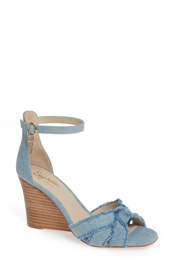 Women's Seychelles Sunrays Wedge Sandal M - Blue