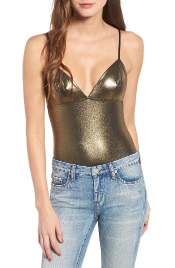 Women's Sun & Shadow Metallic Bodysuit