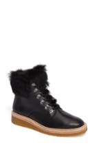 Women's Botkier Winter Genuine Rabbit Fur Trim Boot M - Black
