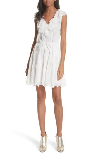 Women's Rebecca Taylor Mariana Ruffled Dress - White