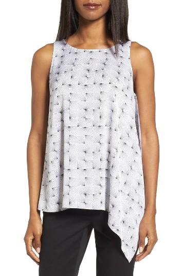Women's Nordstrom Collection Stretch Silk Side Drape Top